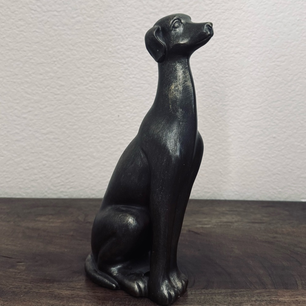 Whippet Grayhound Dog Tall Statue Figure Decor